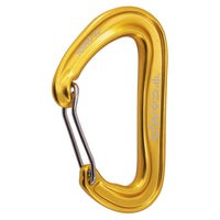 Camp Nano 22 wiregate carabiner - Yellow - The Climbing Shop