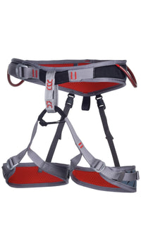 CAMP Flint climbing / mountaineering harness, front view - The Climbing Shop 9:16