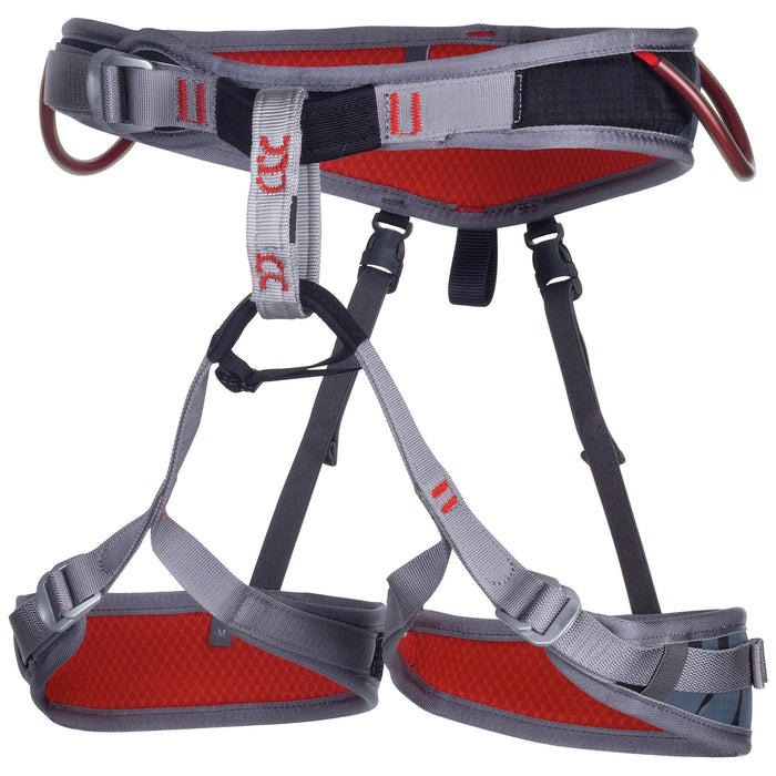 CAMP Flint climbing / mountaineering harness, front view - The Climbing Shop