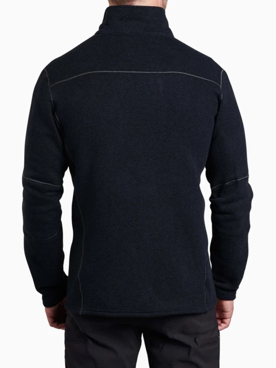 Kuhl Interceptr 1/4 Zip Naval Blue Fleece Jacket - back view - The Climbing Shop
