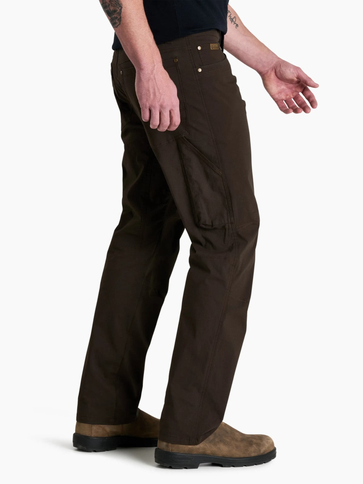 Kuhl Revolvr Pants Espresso - side view - The Climbing Shop