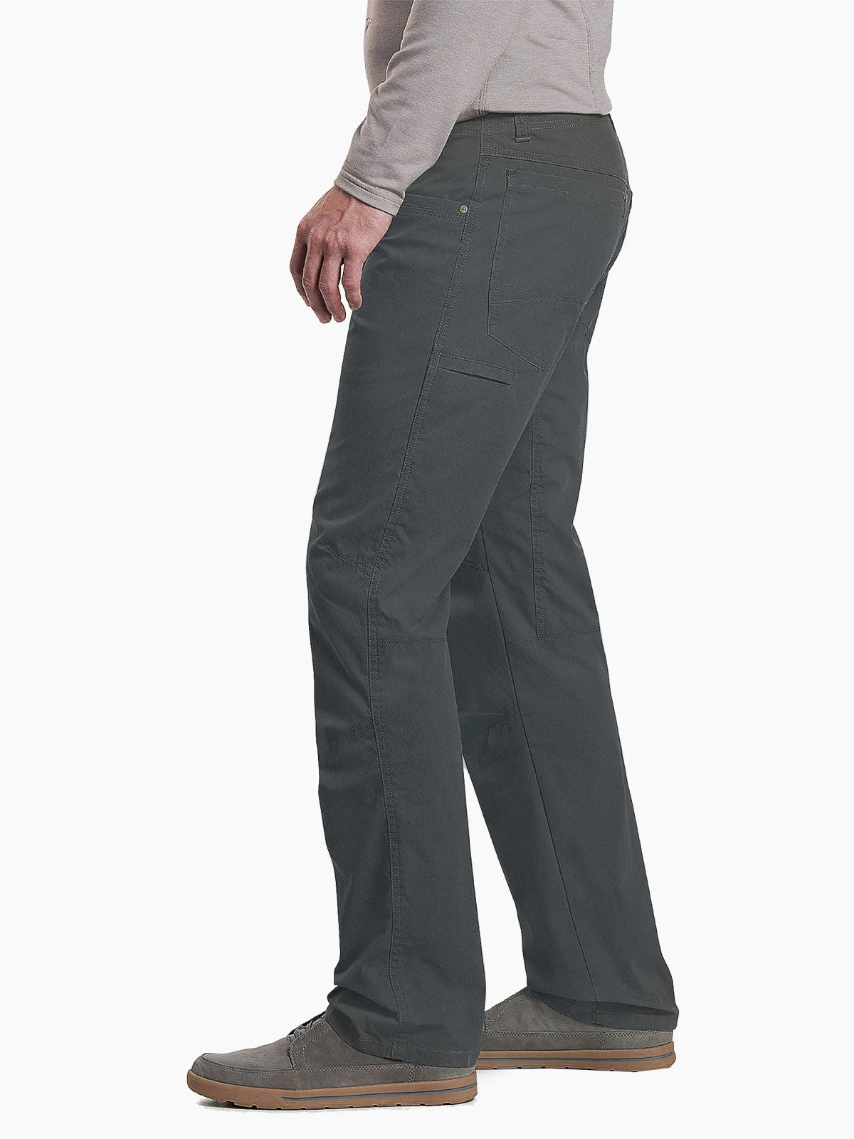 Kuhl Revolvr Pants Gotham Grey - side view - The Climbing Shop