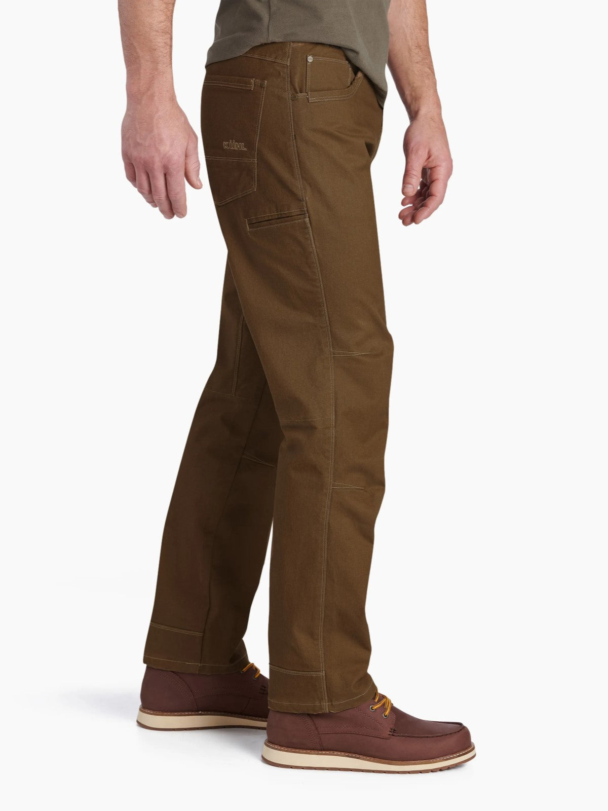 Kuhl Rydr Pant Dark Khaki - side view - The Climbing Shop