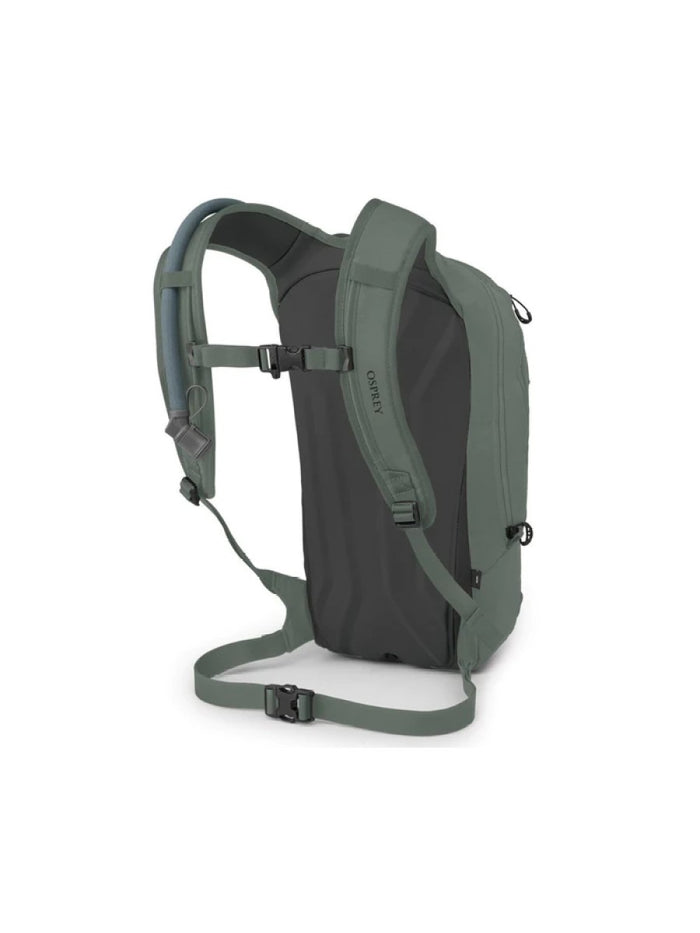 Osprey Glade 12 litre hydration pack straps and harness pine leaf - The Climbing Shop
