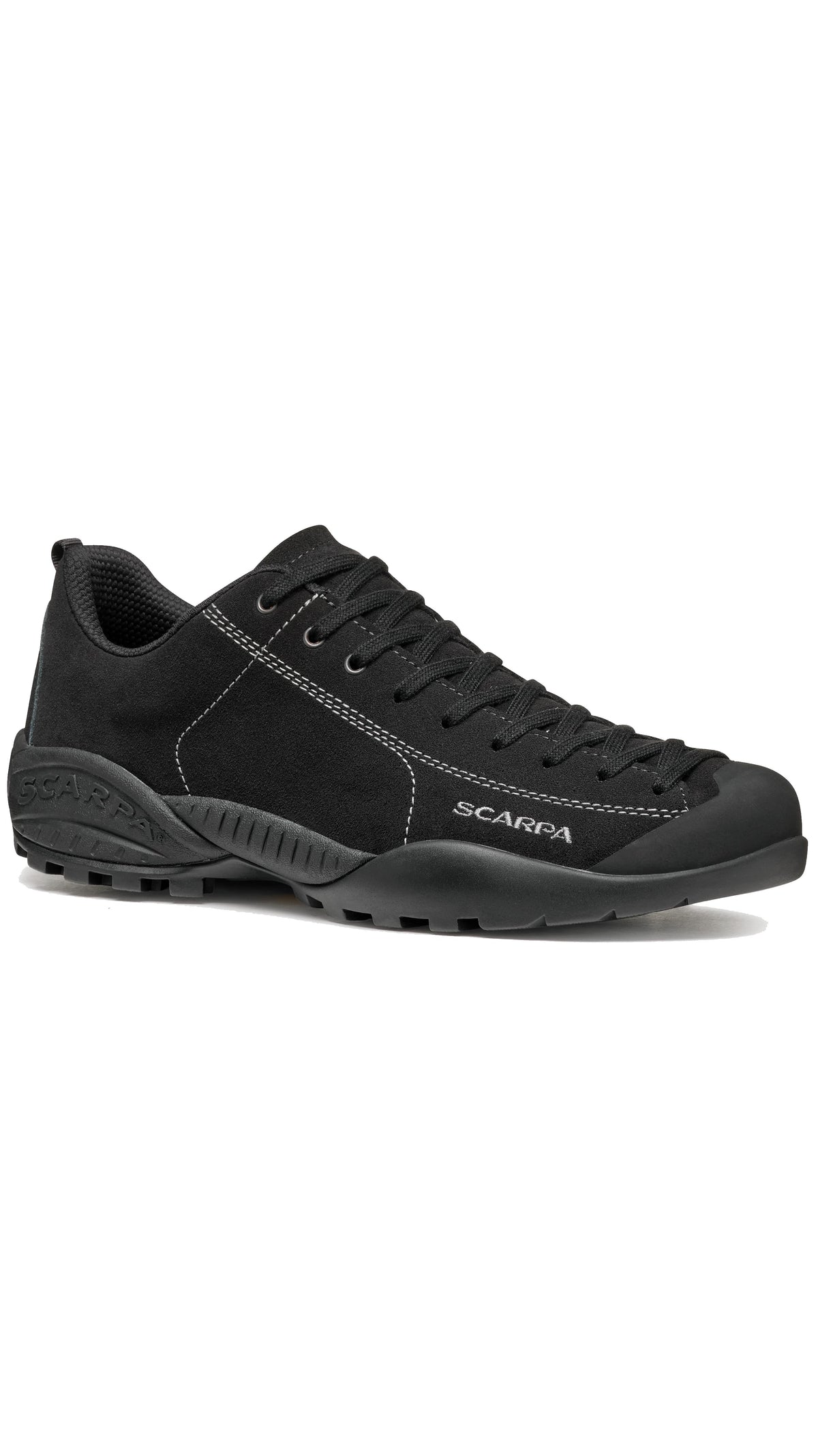 Scarpa Mojito Black approach shoe - The Climbing Shop 9:16