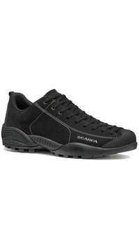 Scarpa Mojito Black approach shoe - The Climbing Shop 9:16