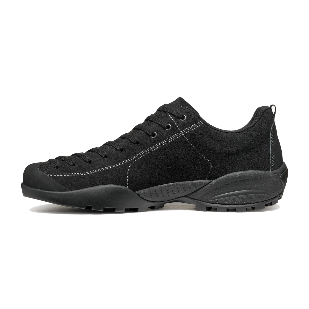 Scarpa Mojito Black approach shoe - inside view - The Climbing Shop