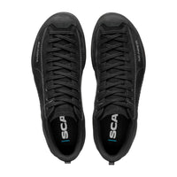Scarpa Mojito Black approach shoe - top down - The Climbing Shop