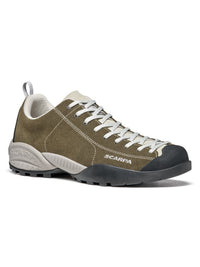 Scarpa Mojito Dark Olive approach shoe 45 degree outside view - The Climbing Shop