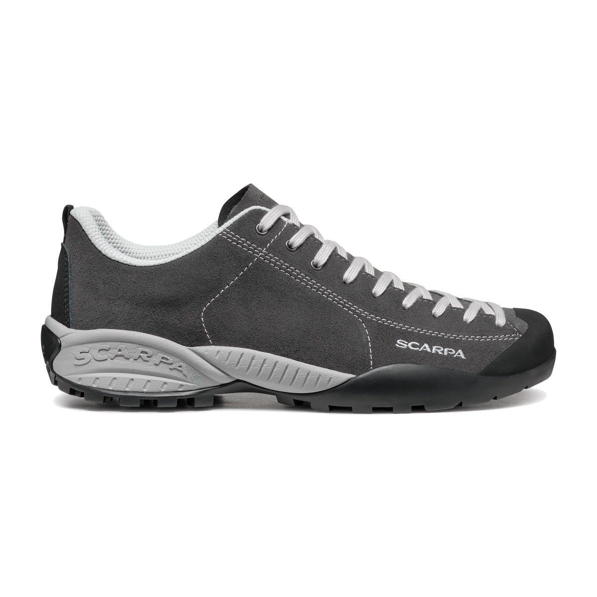 Scarpa Mojito Shark approach shoe - outside side view - The Climbing Shop