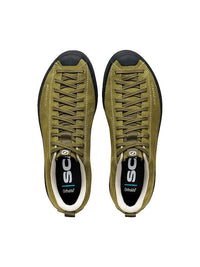 Scarpa Mojito Wrap Caramel approach shoe - top down view - The Climbing Shop