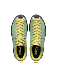 Scarpa Mojito Wrap approach shoe Dusty Jade - top down pair - The Climbing Shop