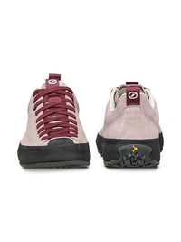 Scarpa Mojito Wrap Light Mauve - view of heel and toe - The Climbing Shop