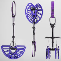 Black Diamond C4 Camalot #5 purple - different angles and states of the cam - The Climbing Shop