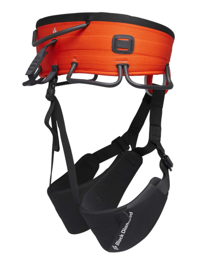 Black Diamond Long Haul bigwall climbing and mountaineering harness side view - The Climbing Shop