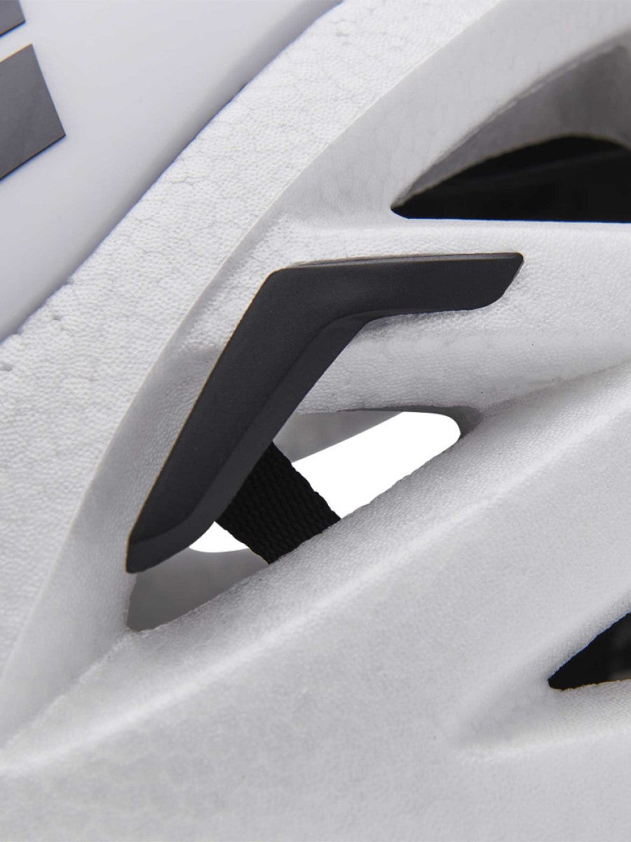 Black Diamond Vapour ultralight helmet white close up - The Climbing Shop