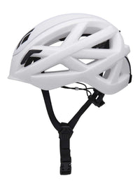Black Diamond Vapour ultralight helmet white side view - The Climbing Shop