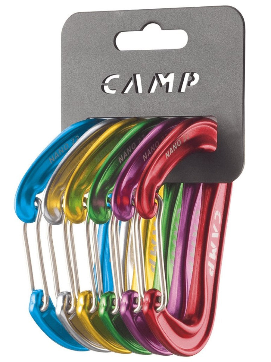Camp Nano 22 wire gate carabiner rack pack - The Climbing Shop