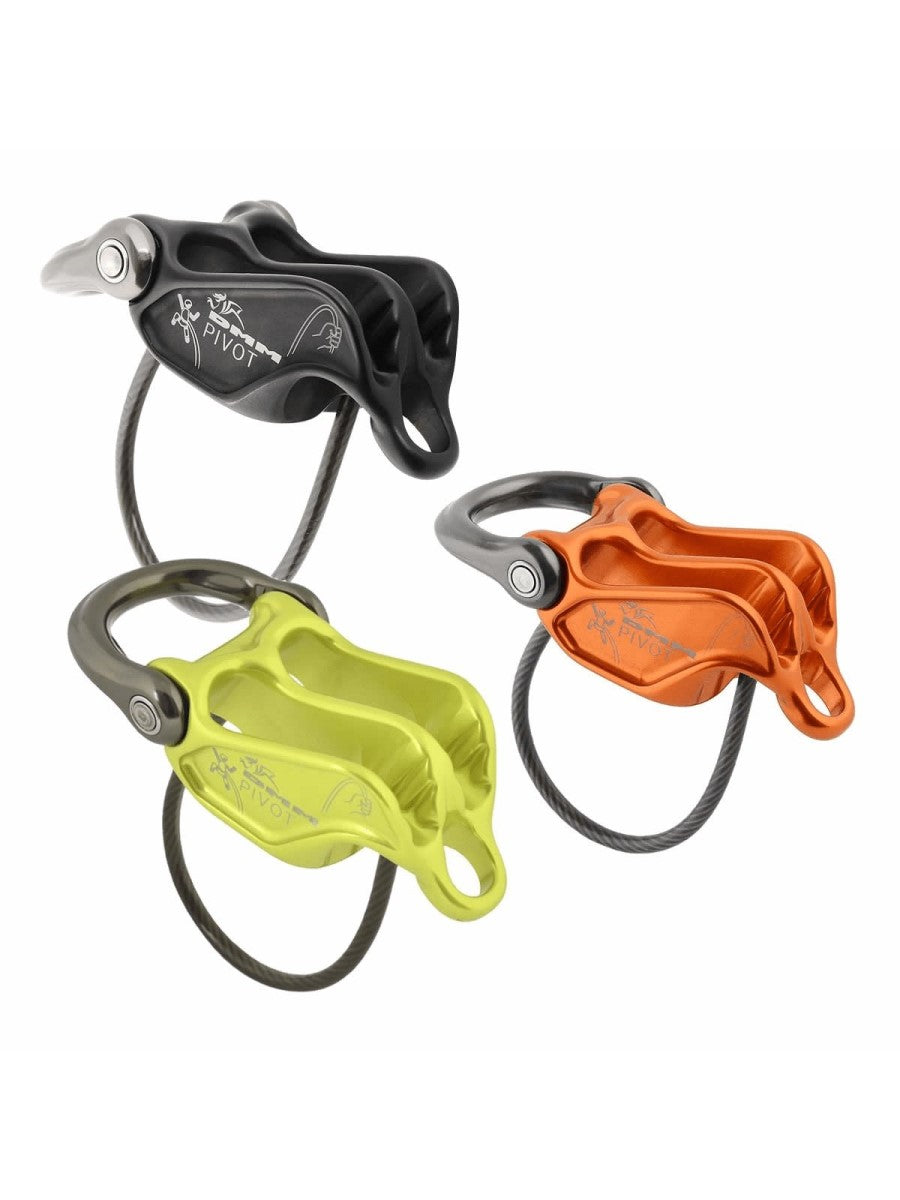 DMM Pivot guide mode belay devices - All 3 colours - The Climbing Shop