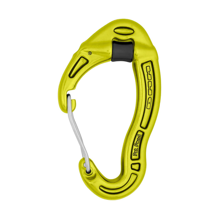 DMM Revolver Wire Gate Carabiner Lime/Titanium - The Climbing Shop