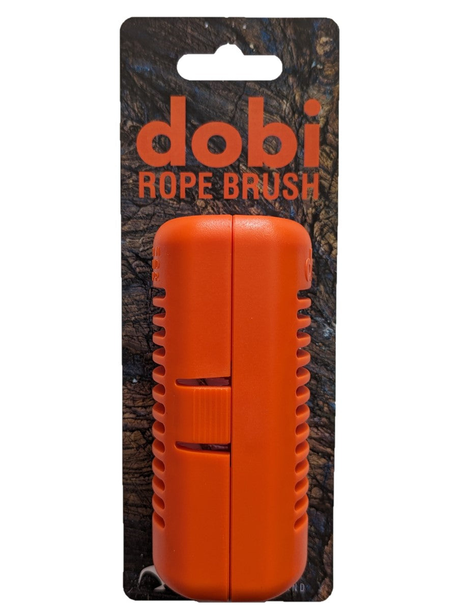 Dobi rope cleaning brush orange | The Climbing Shop