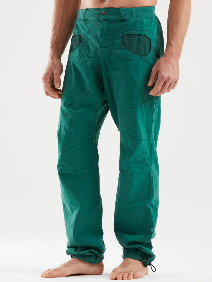 E9 Rondo Slim Men's Climbing | Bouldering Pants Pinewood - front view - The Climbing Shop