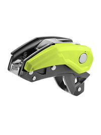 Edelrid Pinch 'grigri stlyle' assisted braking belay device - handle side - The Climbing Shop