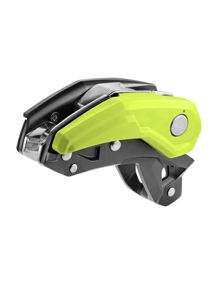 Edelrid Pinch 'grigri stlyle' assisted braking belay device - handle side - The Climbing Shop