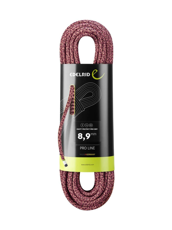 Edelrid Swift Protect Pro night-fire triple rated dynamic climbing rope - The Climbing Shop