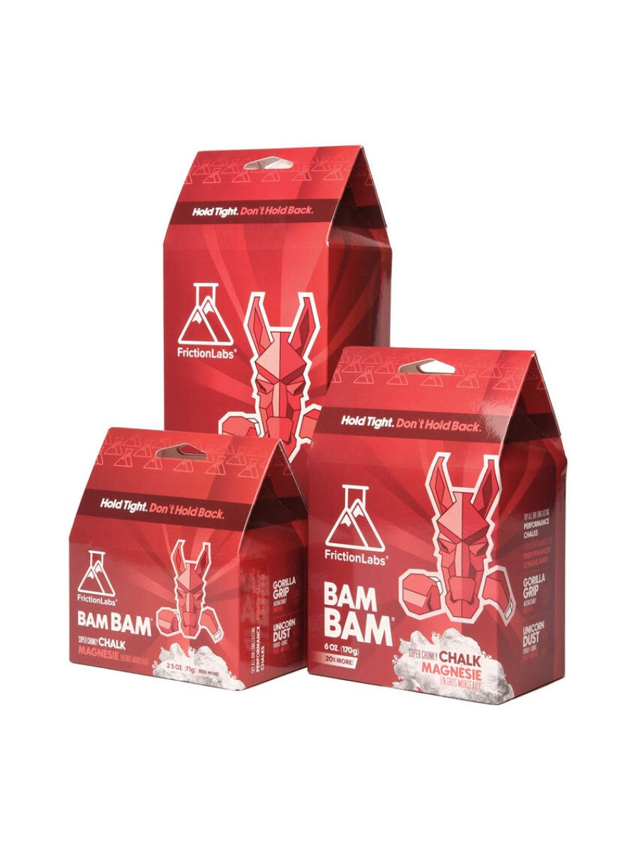 Friction Labs Bam Bam chunky climbing/bouldering chalk - 70g, 170g, 340g - The Climbing Shop