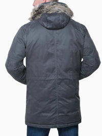Kuhl Arktik Down Parka Carbon - back view - The Climbing Shop