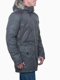 Kuhl Arktik Down Parka Carbon - side view - The Climbing Shop