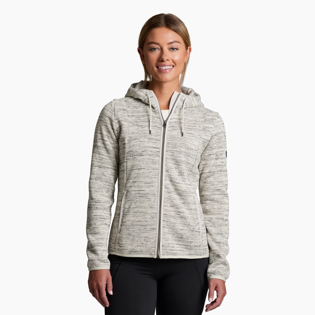 Kuhl Ascendyr Womens Hood Ash - front view - The Climbing Shop
