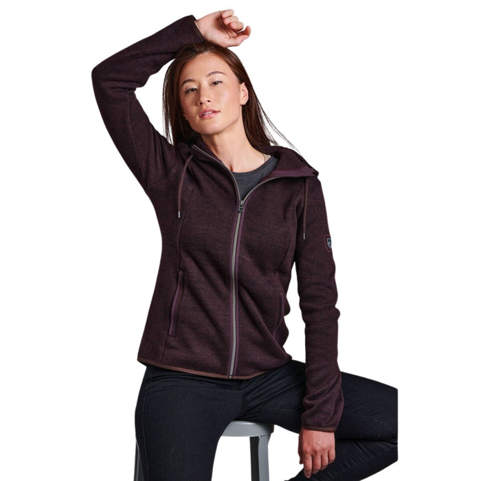 Kuhl Ascendyr Womens Hood Ganache - front view - The Climbing Shop