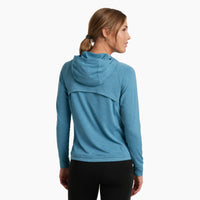Kuhl Inspira Women's Full Zip Hoody Alpine Lake - back view - The Climbing Shop
