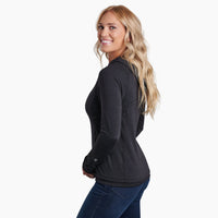 Kuhl Inspira Women's Full Zip Hoody Black - side view - The Climbing Shop