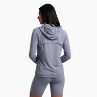 Kuhl Inspira Women's Full Zip Hoody Violet Haze - back view - The Climbing Shop
