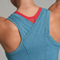 Kuhl Inspira Racr Women's Tank top Alpine Laek - close up of back view - The Climbing Shop