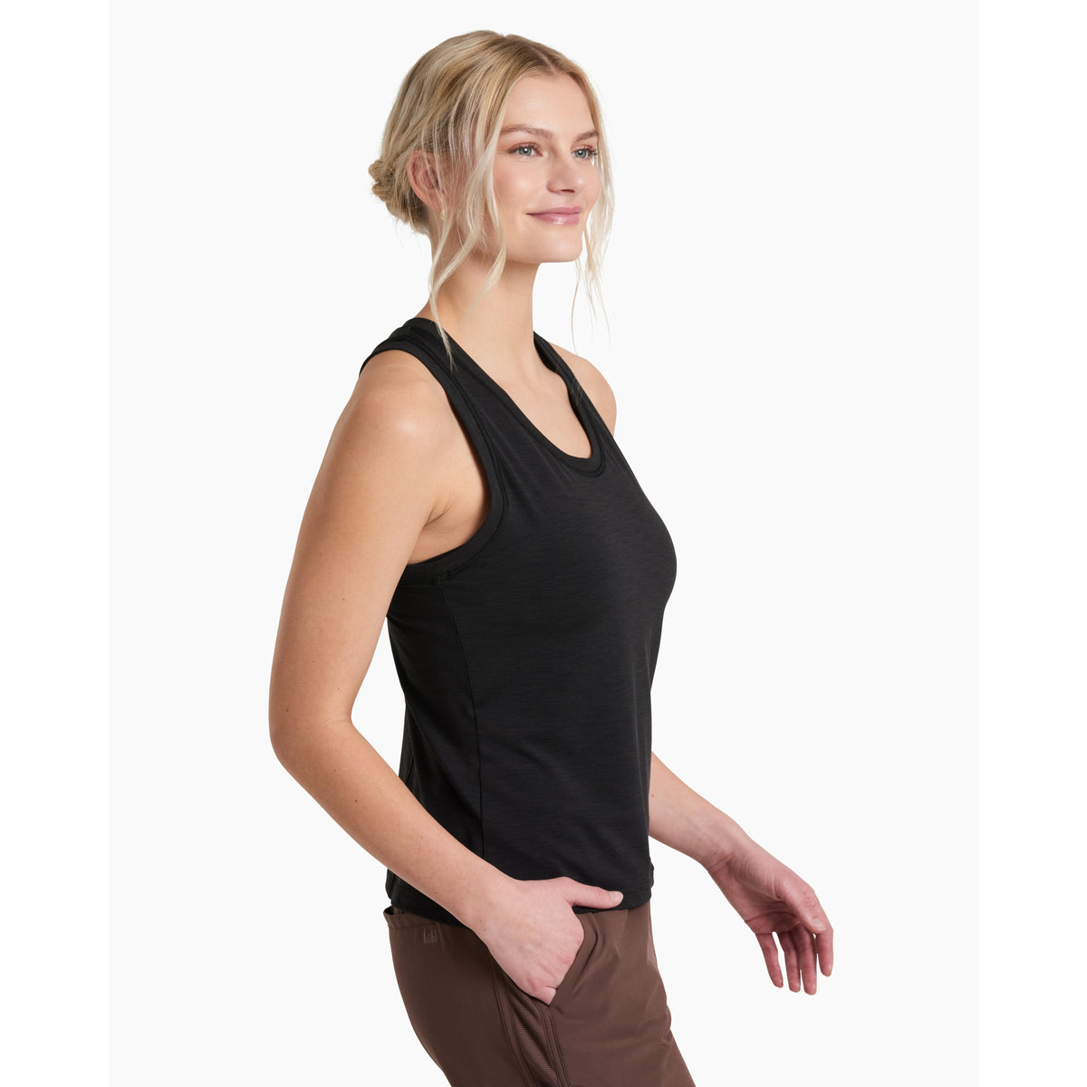 Kuhl Inspira Racr Women's Tank top Black - side view - The Climbing Shop