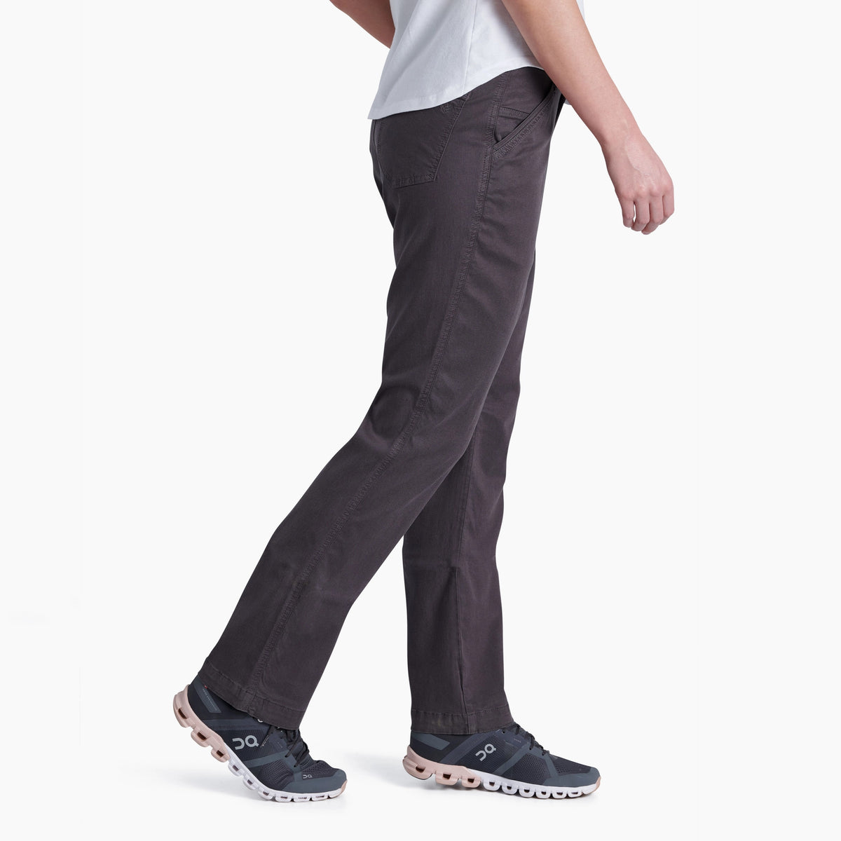 Kuhl Kultivatr Womens Straight Leg Pant Pavement - side view - The Climbing Shop