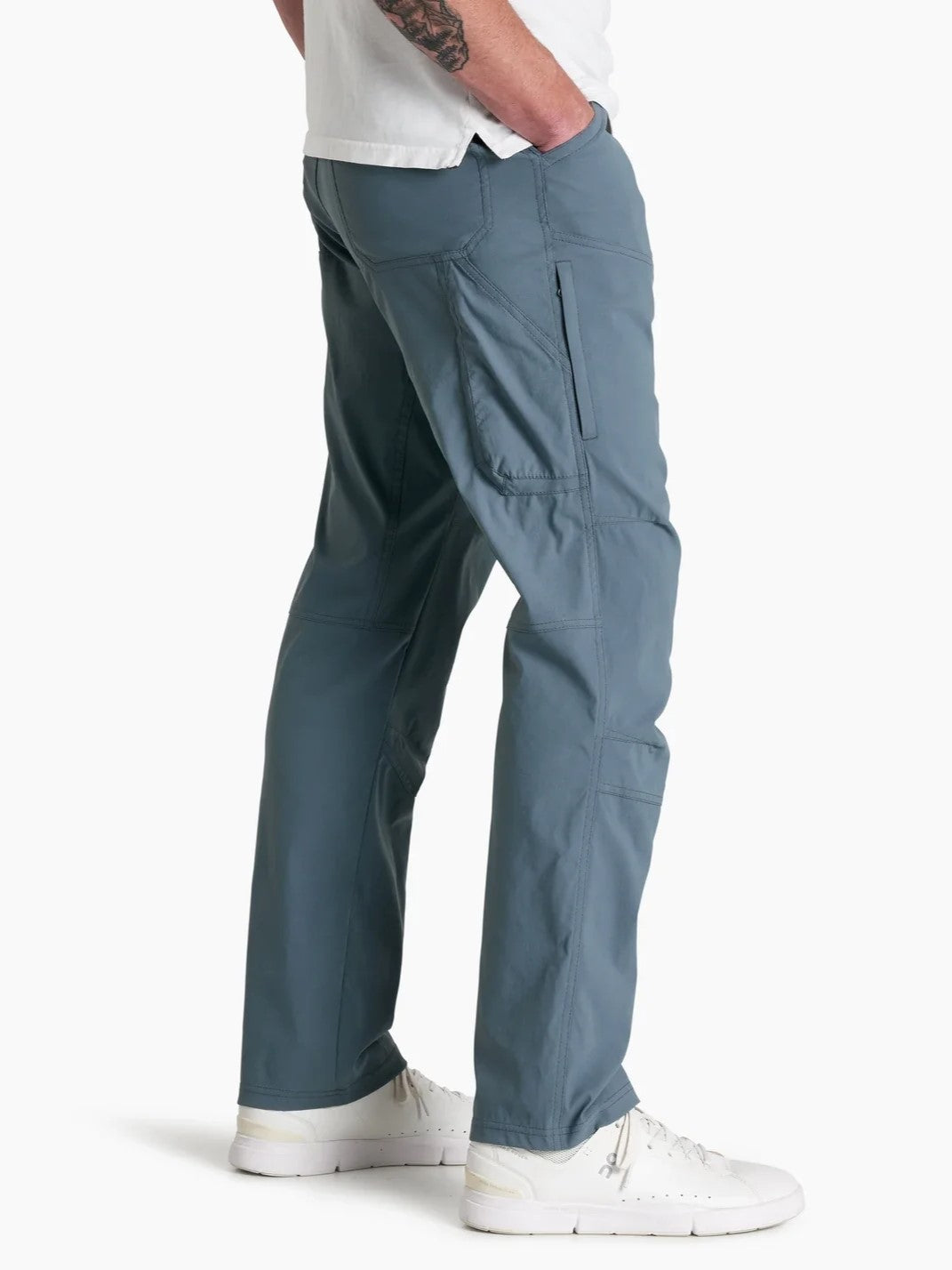 Kuhl Renegade Pant Charcoal Blue - side view - The Climbing Shop