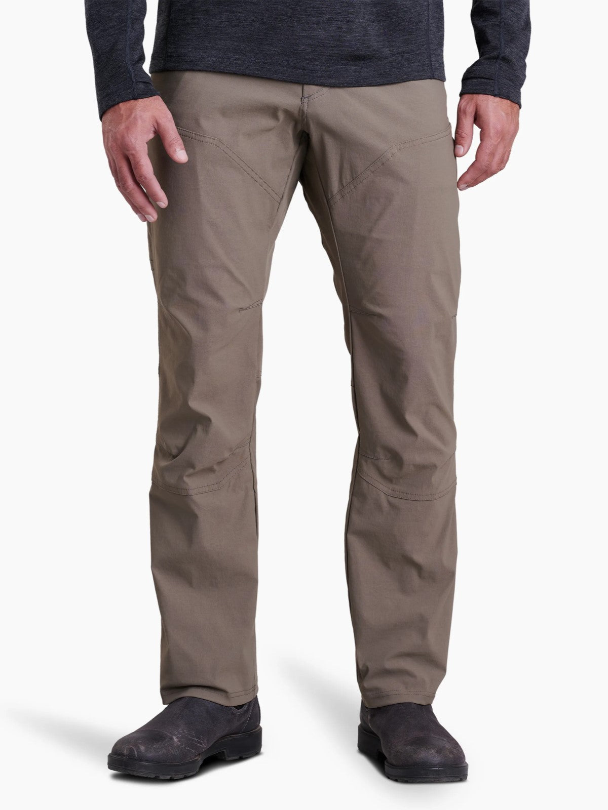 Kuhl Renegade Pant Khaki - front view - The Climbing Shop