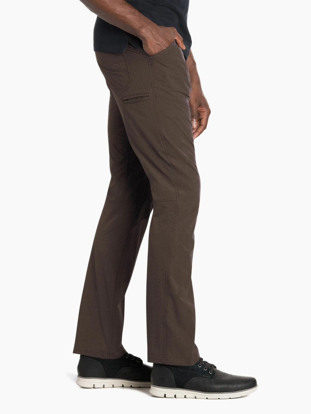 Kuhl Silencr Pant Dark Roast - side view - The Climbing Shop