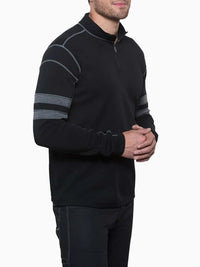 Kuhl Team 1/4 Zip 100% Merino long sleeve sweater - side view - The Climbing Shop