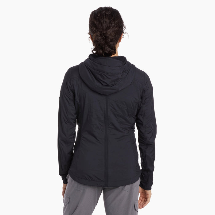 Kuhl The One Women's Hooded Jacket Raven - rear view - The Climbing Shop