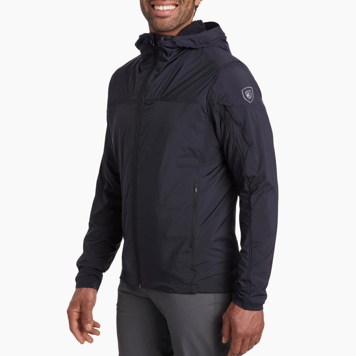 Kuhl The One Hoody Raven - side view - The Climbing Shop