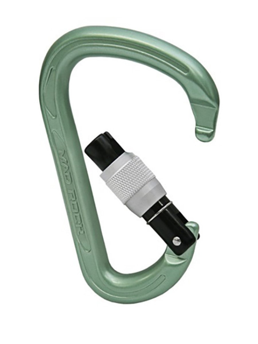 Mad Rock Hulk HMS screwgate carabiner green - The Climbing Shop