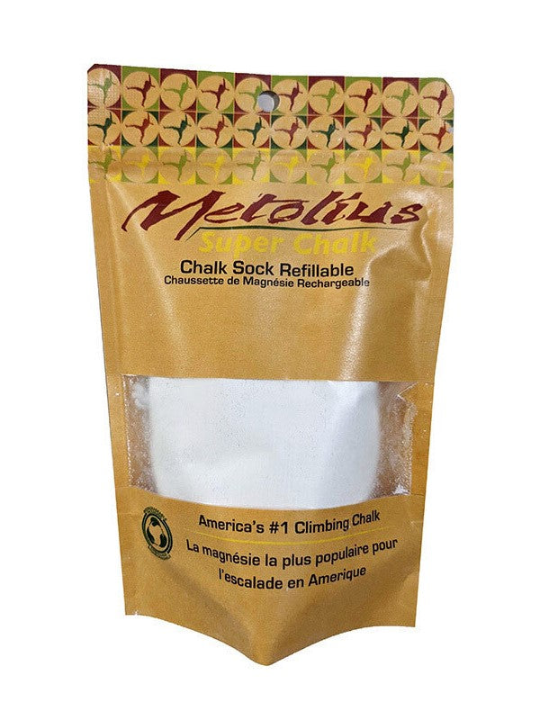 Metolius refillable chalk sock - The Climbing Shop