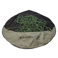 Metolius Climbing Rope Tarp open in use with rope - The Climbing Shop