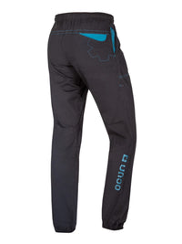 Ocun Jaws Climbing Pants Black Caviar old model - rear view - The Climbing Shop